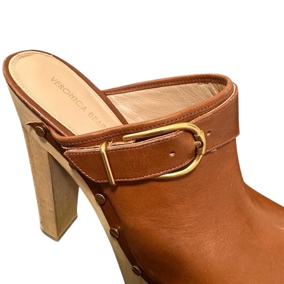 Veronica Beard Women's Alek Slip On Studded High Heel Clogs 9 - Picture 7 of 10
